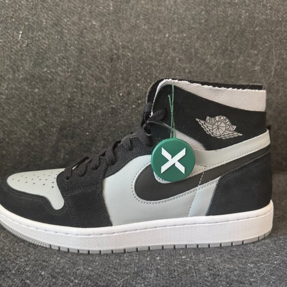 Air Jordan 1 Zoom CMFT Black Light Smoke Grey Men\'s Hi Top Sneakers Size 10 New main image 4